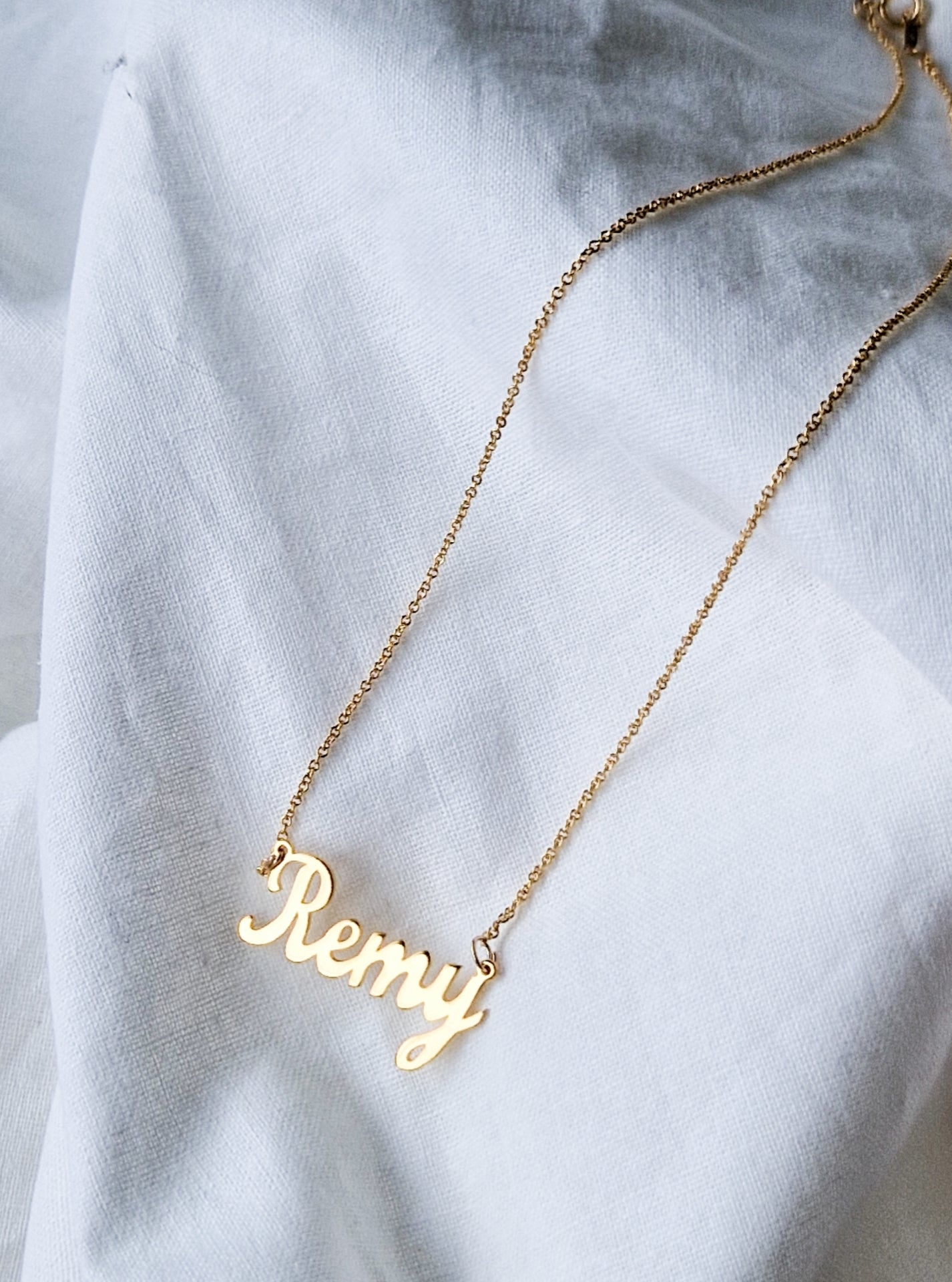 Gold 'Name' Necklace