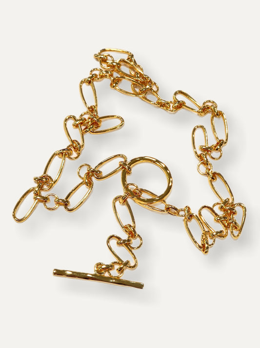 Gold 'Multiway' Toggle Necklace